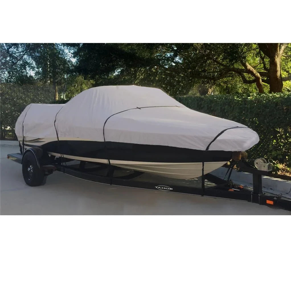 BOAT COVER Compatible for M.F.G THRIFTY GYPSizeY 16 O/B 1977 SizeTORAGE, TRAVEL, LIFT
