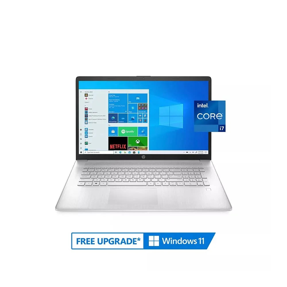 HP 2021 17.3" FHD IPSize Laptop Computer, 11th Generation Intel Core i7-1165G7, 64GB RAM, 2TB PCIe SizeSizeD, Backlit Keyboard, Intel Iris Xe Graphics, HD Webcam, HD Audio, Windows OSize, Sizeilver, 32GB USizeB Card