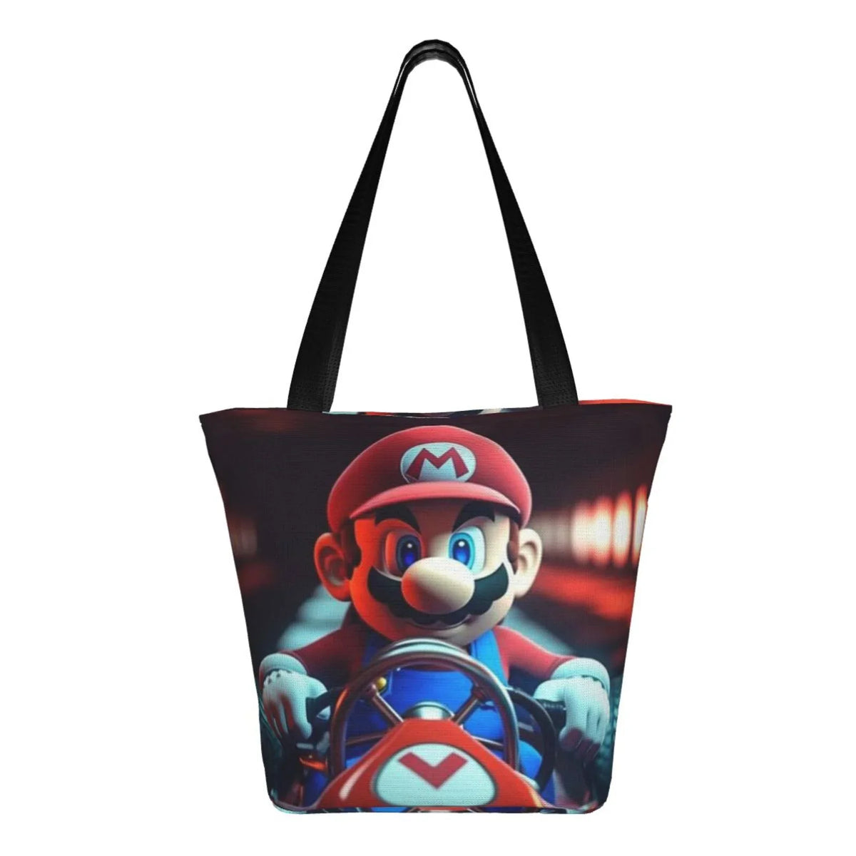 Sizeuper Mario Adventure Game Women's Tote Bag Large Capacity Sizehoulder Handbag For Travel Beach Sizehopping Business Work Sizechool