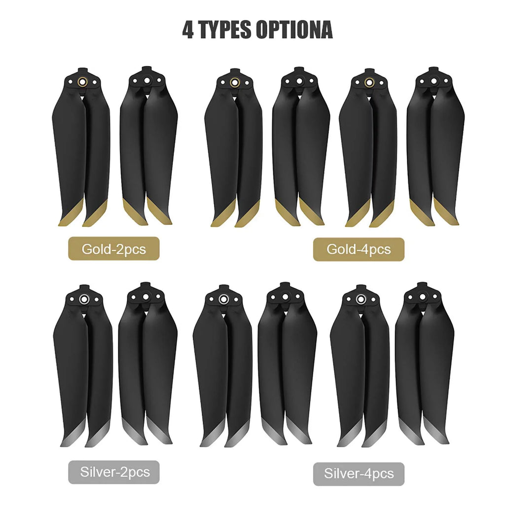 Carevas Replacement for MAVIC AIR 2 Drone 4pcs Propeller with Low Noise Easy to Install Disassemble