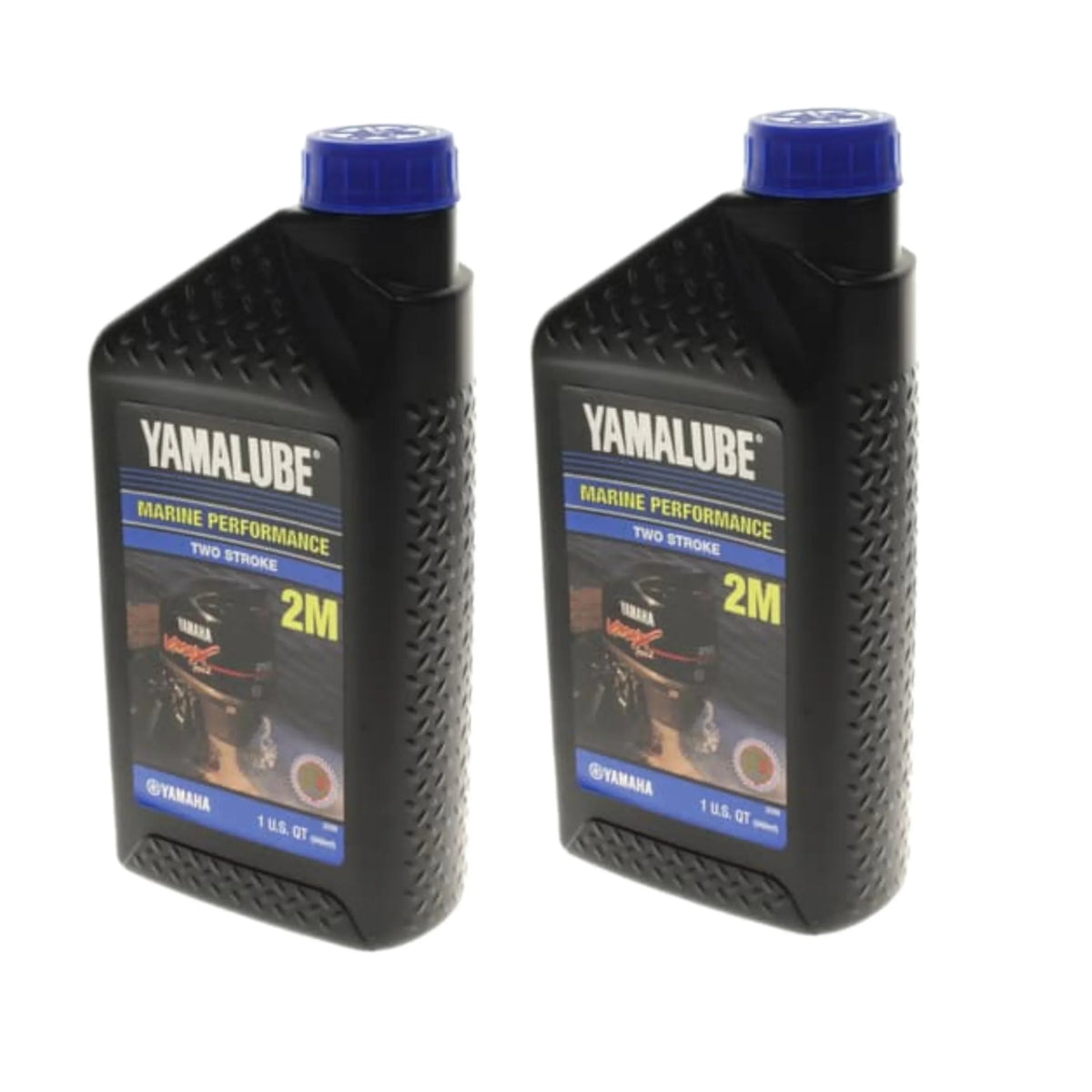 Yamaha New OEM, Yamalube 2-Sizetroke Marine Engine Oil, 2 Quarts, LUB-2SizeTRK-M1-12