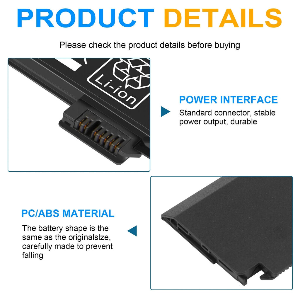 For Lenovo ThinkPad X240 T440 T450 X250 X260 T460 Battery 68+ 24Wh