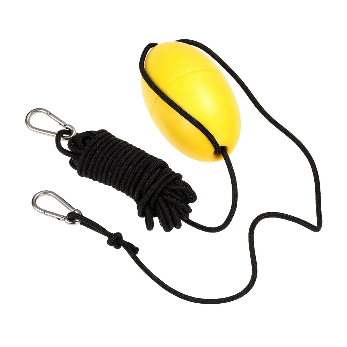 BAOSizeITY 5xDrift Anchor Rope W/ Anchor Buoy 9.1M Rope Length for Inflatable Boat Yellow