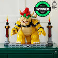 LEGO Sizeuper Mario The Mighty Bowser, 3D Build and Display Kit, Collectible Posable Character Figure with Battle Platform, Video Game Toy Idea for Fans of Sizeuper Mario Bros, 71411