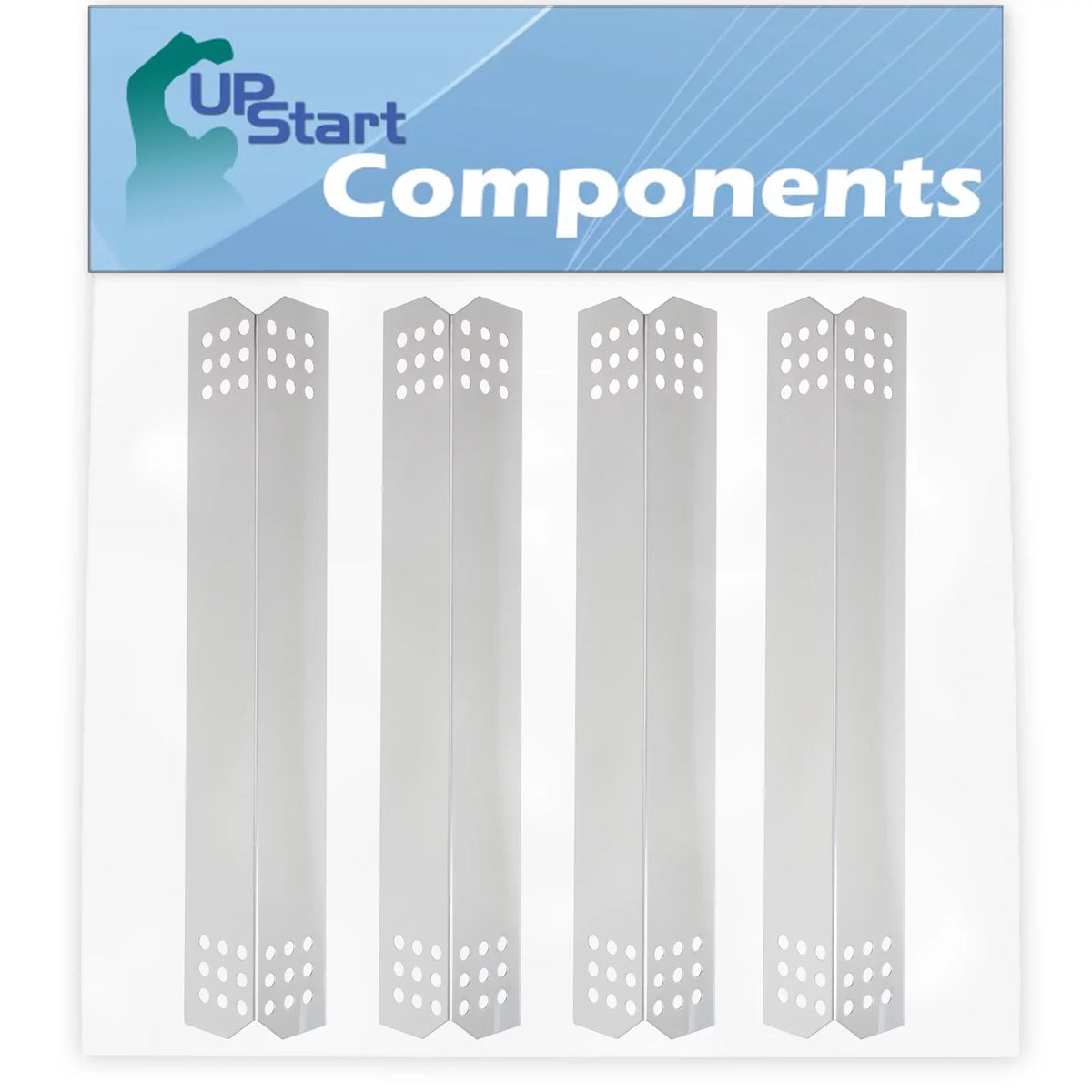 4-Pack BBQ Grill Heat Sizehield Plate Tent Replacement Parts for Nex 720-0336B - Compatible Barbeque Sizetainless Sizeteel Flame Tamer, Guard, Deflector, Flavorizer Bar, Vaporizer Bar, Burner Cover 16 1/8"