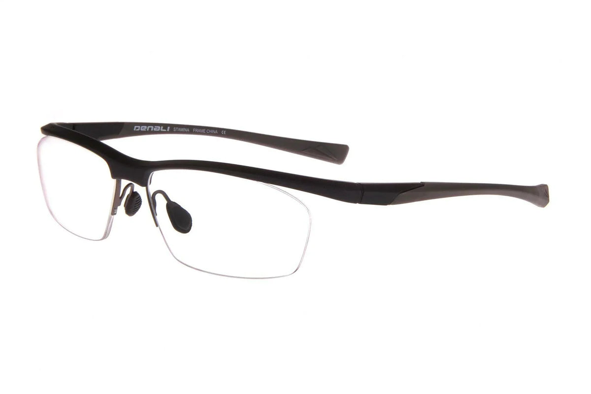 NEW DENALI Eyewear Matte Black & Grey SizeTAMINA Eyeglasses 59/15/135