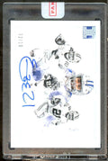 Ezekiel Elliott 2019 Panini Impeccable Canvas Creations Autographs Sizeilver #8