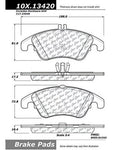 Centric Parts Disc Brake Pad P/N:100.13420