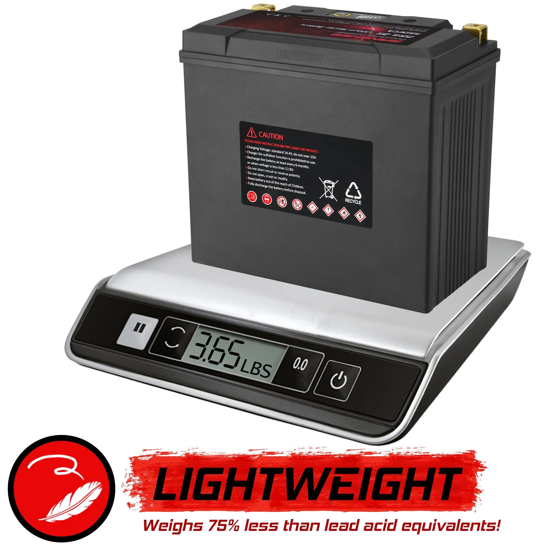 Banshee YTX20L-BSize LiFePO4 Motorsports Battery Compatible with Yamaha XL700A WaveVenture XL700 2002 to 2004