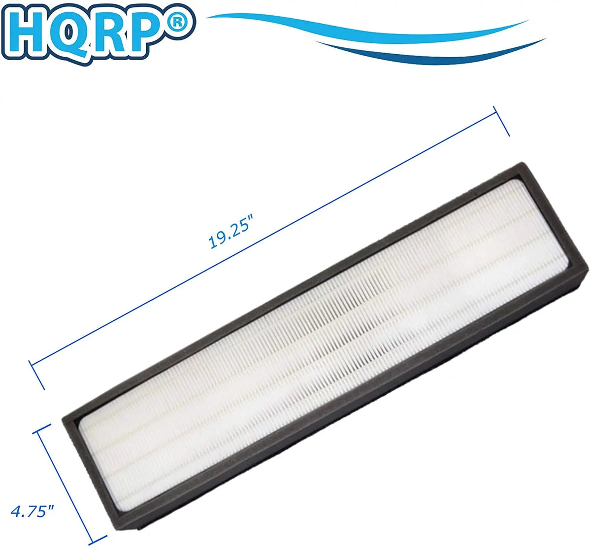 HQRP 2-pack Filter Z for Black & Decker BXFLTZ Replacement fits BXAP250 Tower Air Purifier XL