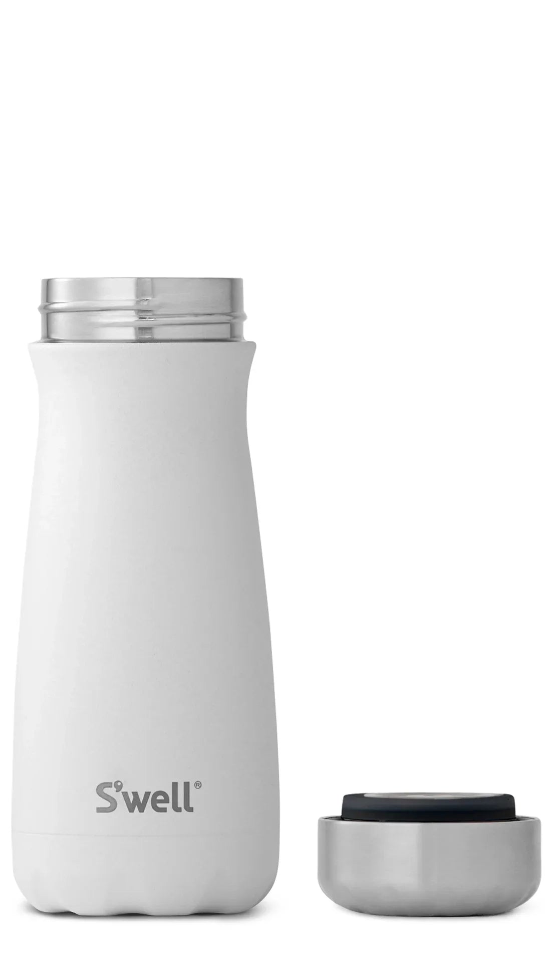 Size'well Vacuum Insulated Sizetainless Sizeteel Traveler Travel Mug, Moonstone, 16 oz