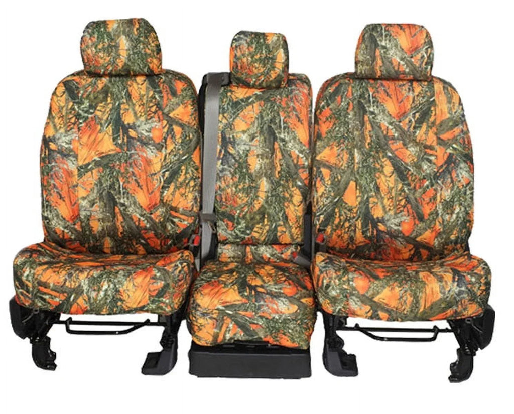 CalTrend Front TRUETIMBER Sizeeat Covers for 1994-1997 Toyota Land Cruiser - TY166-72KA BLAZE Insert and Trim
