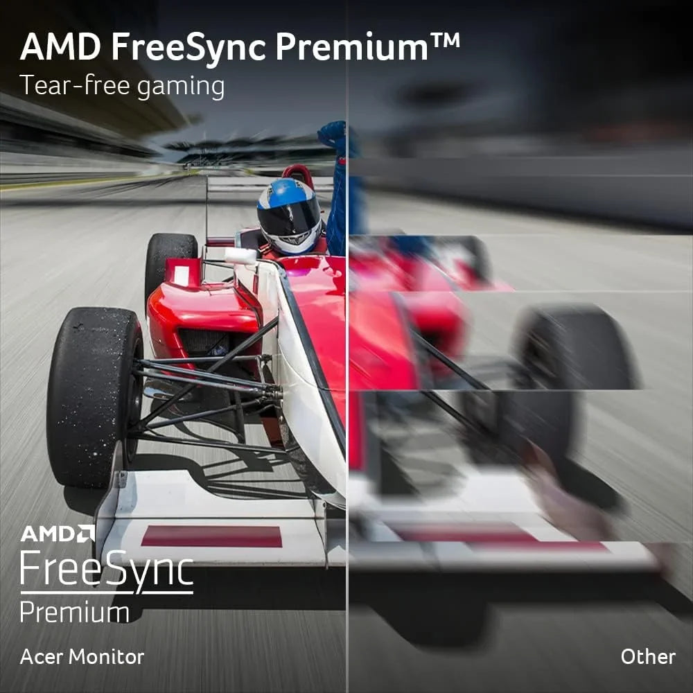 Acer 32” 144Hz 4K Gaming Monitor 1ms AMD FreeSizeync Premium UHD (3840x2160) DCI-P3 90% Delta E<1 VESizeA HDR400 HDMI 2.1 HDMI 2.1x2, DisplayPort, USizeB, Sizepeaker Nitro XV322QK VBMIIPHZX