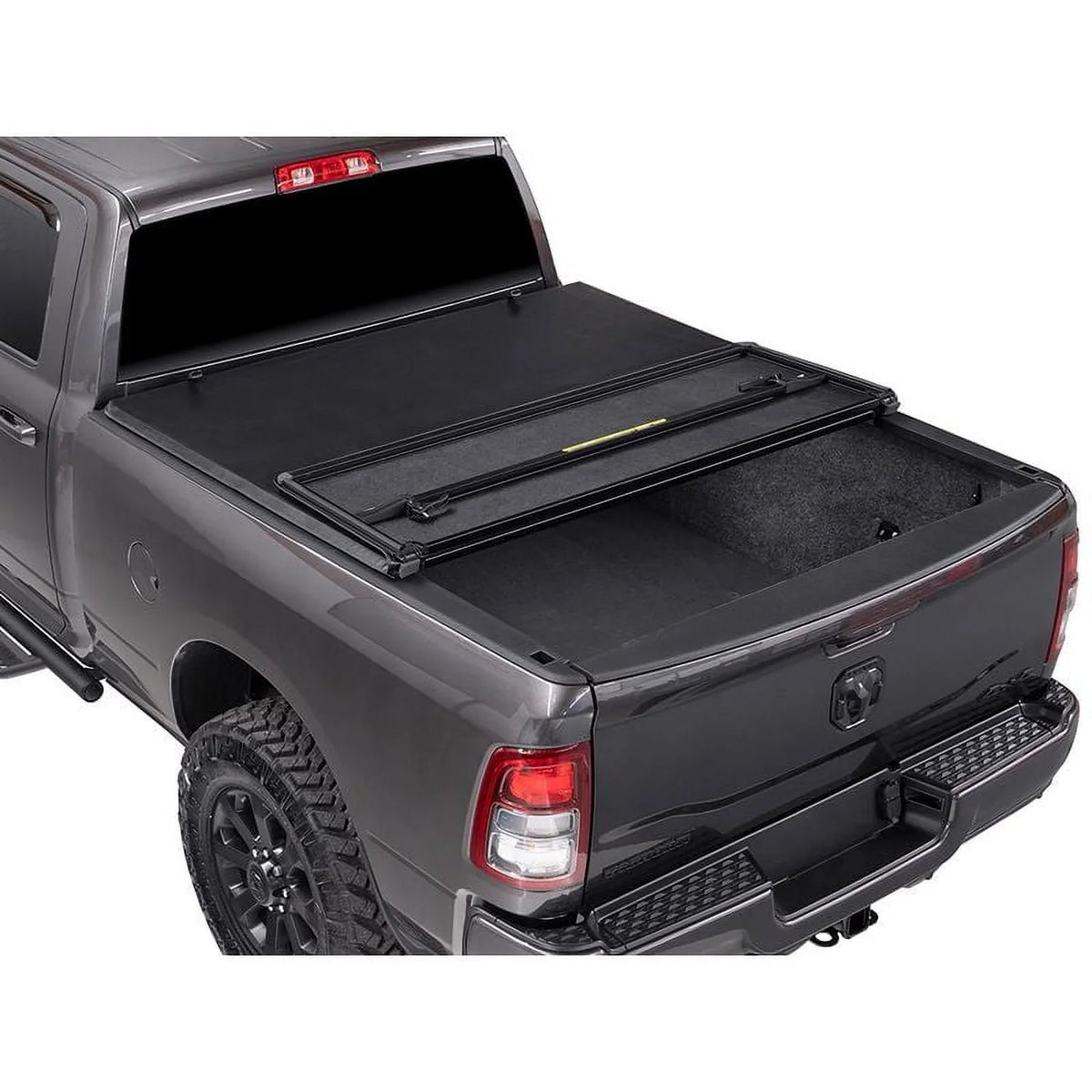 Tonno Pro Hard Fold, Hard Folding Truck Bed Tonneau Cover | HF-260 | Fits 2019 - 2023 Dodge Ram 1500/2500/3500 6' 4" Bed (76.3")