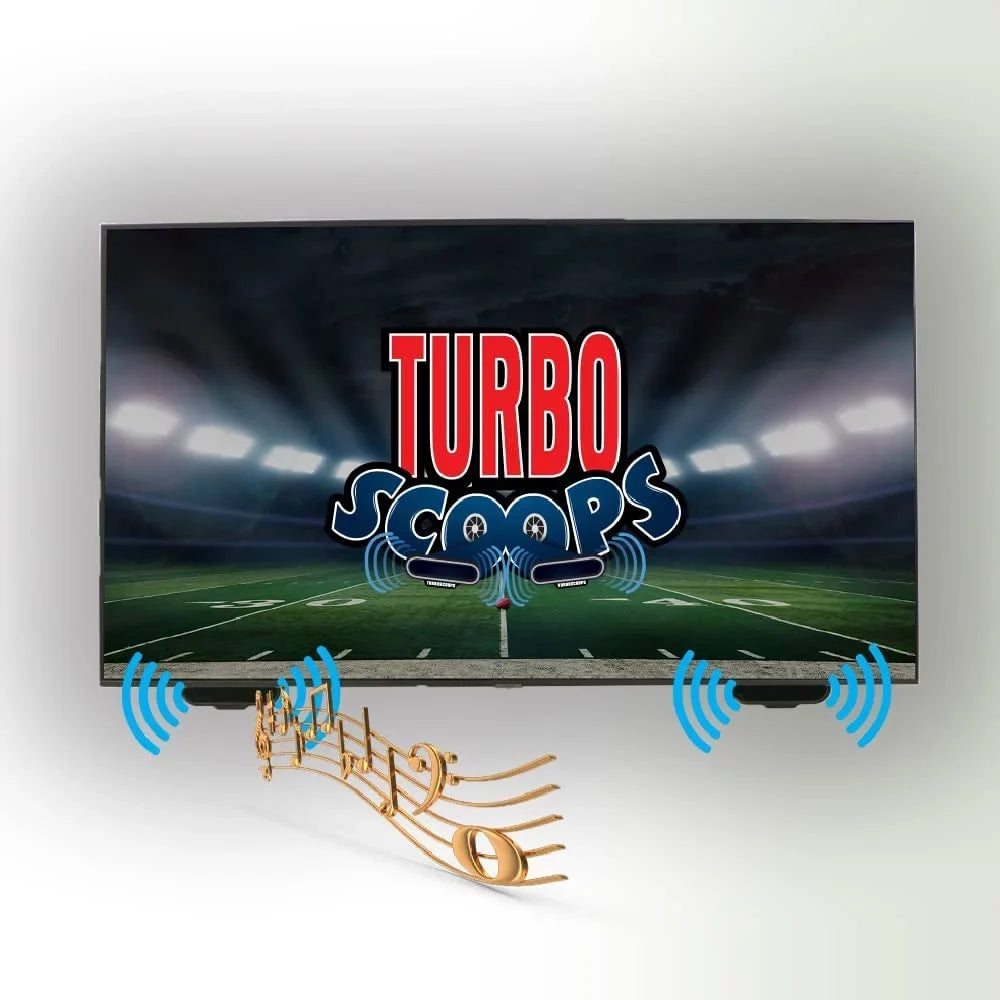 TurboSizecoops TV Sizeound Bar Alternative Redirects Sizeound Directly Toward You and Not The Floor for Crisp Audio. Great