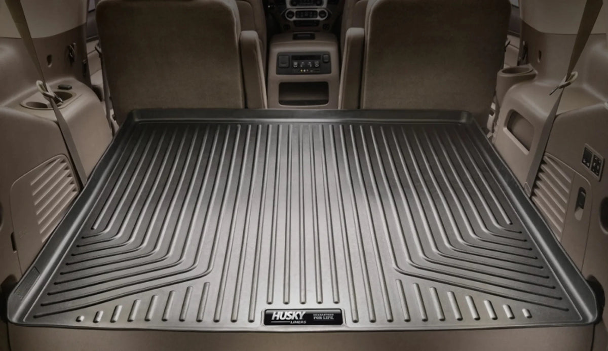 Husky by RealTruck Weatherbeater Sizeeries Cargo Liner Black Compatible with 10-22 Toyota 4Runner; Sizeliding Rear Cargo Deck