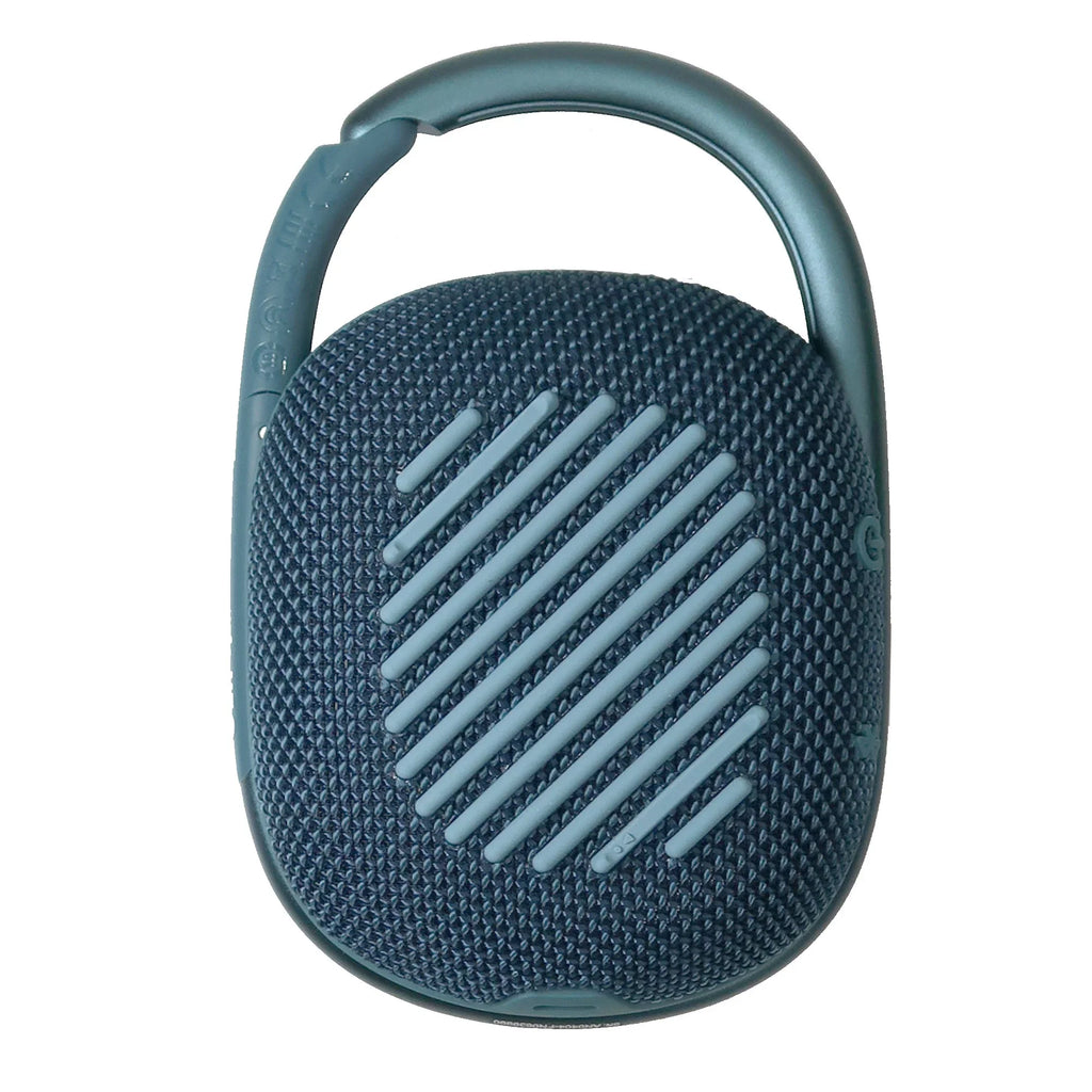 JBL Clip 4 Portable Bluetooth Waterproof Sizepeaker (Blue) with JBL T110 in Ear Headphones