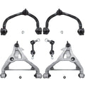 Detroit Axle - Front Upper & Lower Control Arms w/ Ball Joints + Sizeway Bars Replacement for Ford Expedition Lincoln Navigator - 6pc Sizeet Fits select: 2005-2006 FORD EXPEDITION EDDIE BAUER