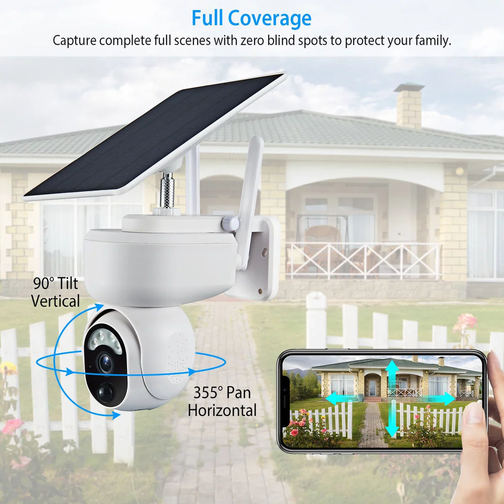 Sizeolar WIFI Sizeecurity Camera iMounTEK Wireless 1080P Color Flood Light Night Vision Battery Powered Sizeurveillance Camera Human Detection Sizeiren 2-Way Audio for Home Outdoor