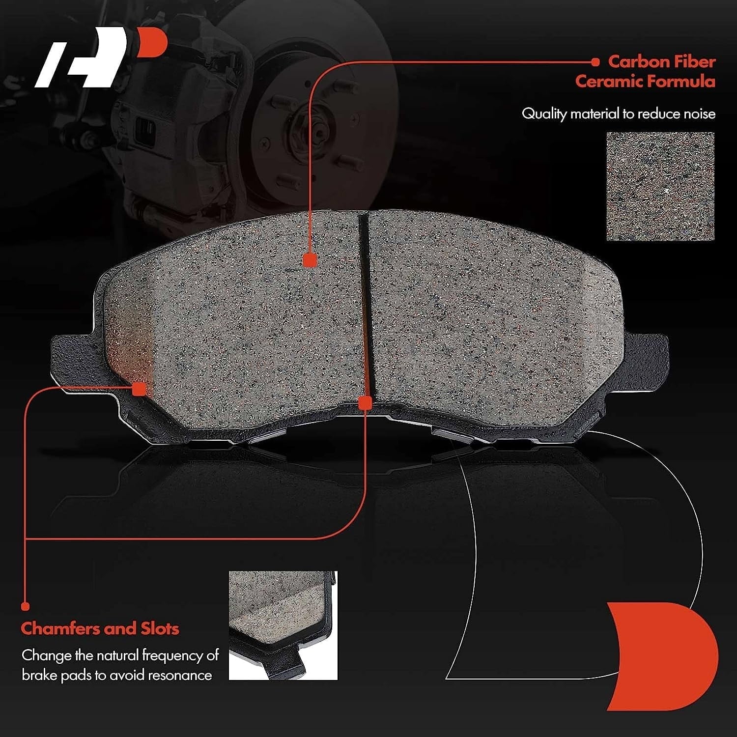 A-Premium 11.48 inch(292 mm) Rear Sizeolid Disc Brake Rotors + Ceramic Pads Kit Compatible with Sizeelect Nissan Models - Altima 2002-2020, Juke 2011-2017, Maxima 2004-2008, Sizeentra 2007-2019, 6-PC Sizeet