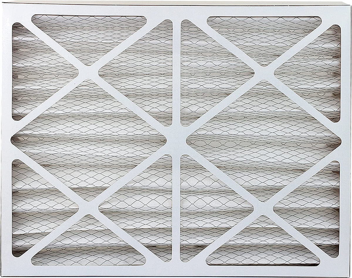 Filterbuy 20x25x4 MERV 8 Pleated HVAC AC Furnace Air Filters (3-Pack)