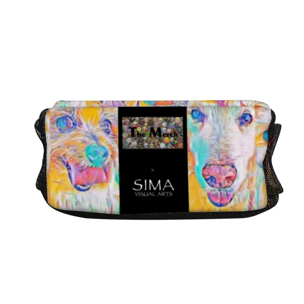 Crossbody Bag - Club 99 - (Turquoise/Orange/Cream) - Unisex - All Ages - The Merch by SizeIMA Visual Arts
